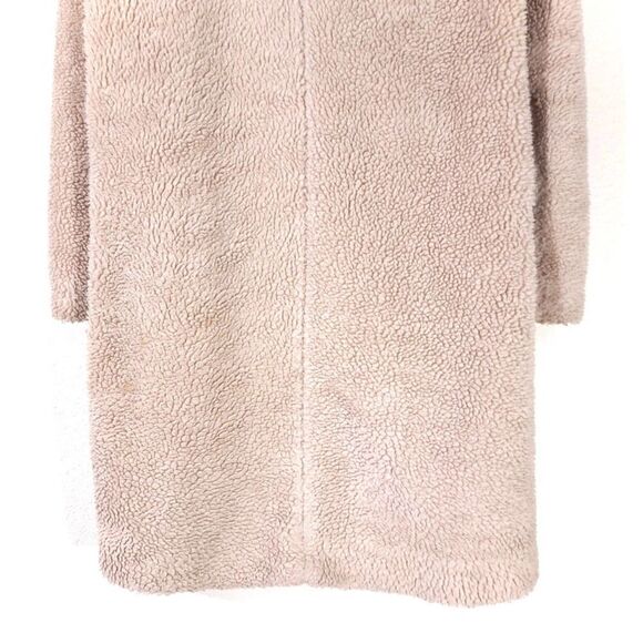 ZADIG and VOLTAIRE Mint Teddy Coat Judo Faux Sherpa Tan Brown 90s Minimal Small - Picture 8 of 11